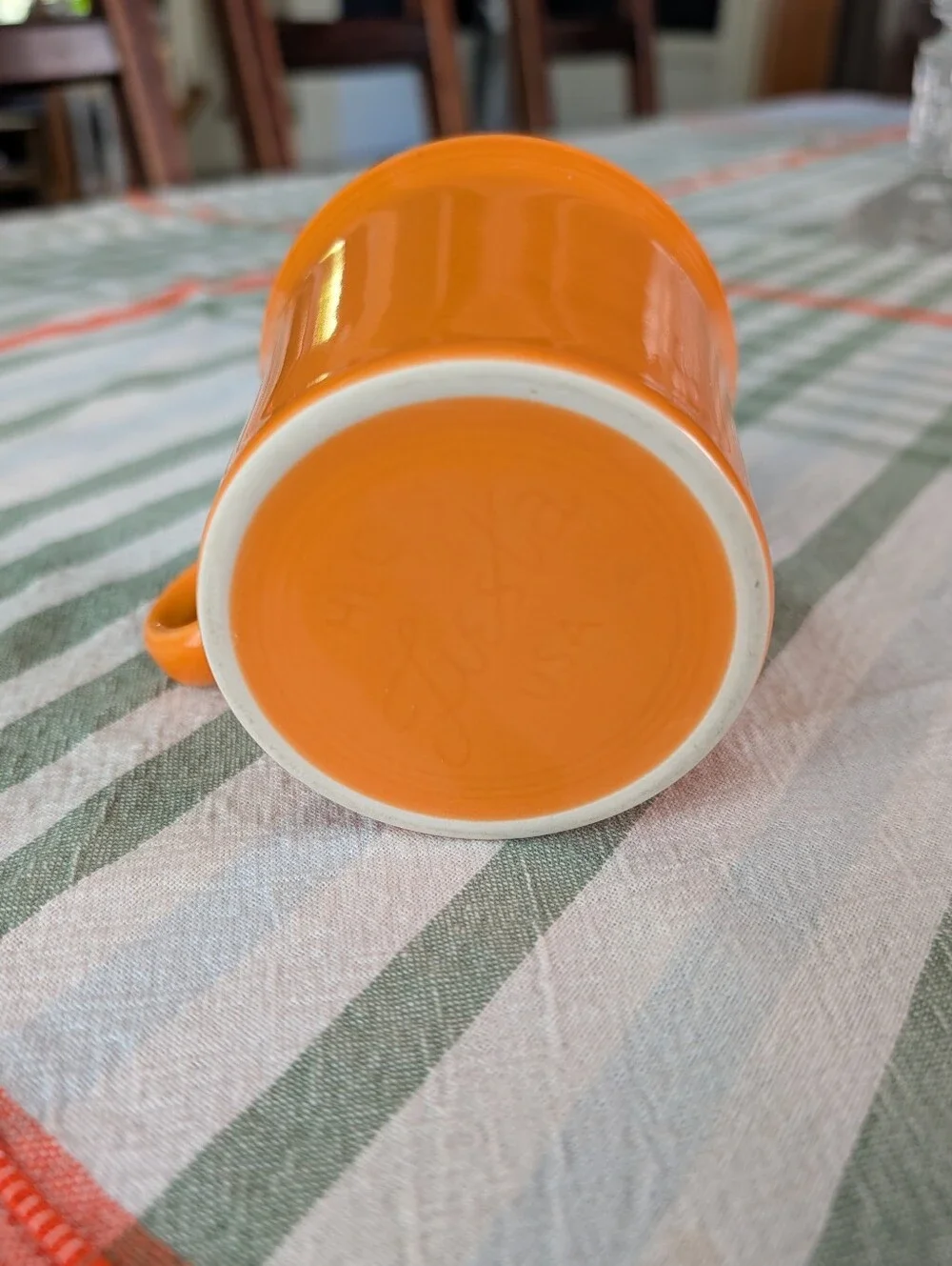 Fiestaware tangerine classic